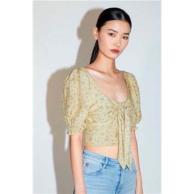 Crop top Amarillo