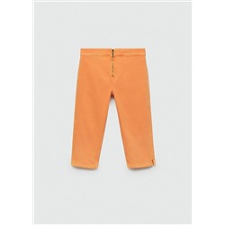 Jeans slim capri cremallera