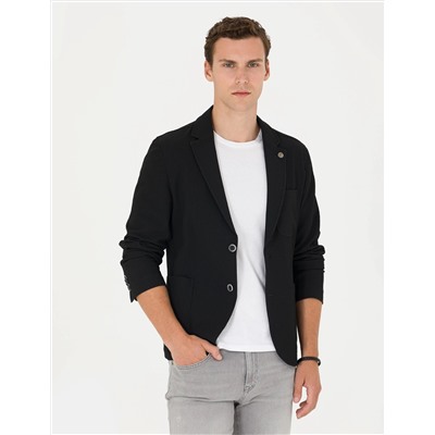 Siyah Ekstra Slim Fit Blazer Ceket