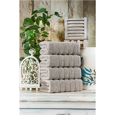 TABEA HOME Fluffy Havlu Seti 4'lü 50x90cm FLUFFYHS