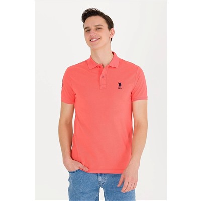 U.S. Polo Assn. Erkek Somon Polo Yaka T-shirt Basic 50264891-VR049