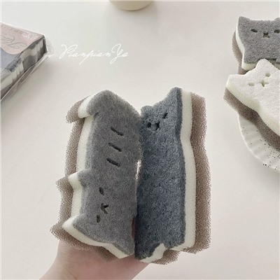 ✨Необычные губки для посуды (4шт) Лайфхак как заставить мыть посуду даже ребёнка :) ну привлекают же, а!)