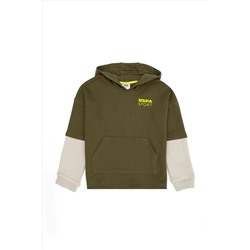 Erkek Çocuk Haki Sweatshirt
