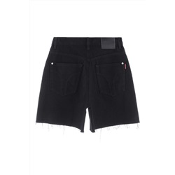 Short vaquero Negro