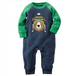 Heather Fleece Jumpsuit