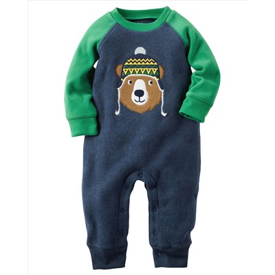 Heather Fleece Jumpsuit