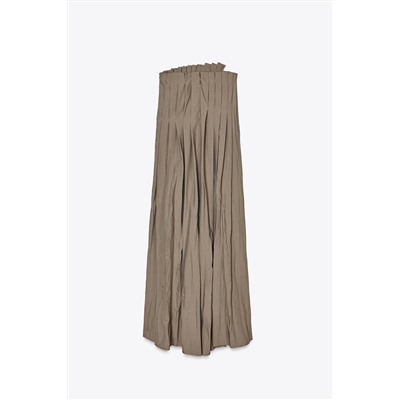 PLEATED WRINKLED DRESS ZW COLLECTION