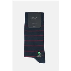 Avva Erkek Lacivert 2'li Düz/çizgili Bambu Soket Çorap A32y8515 A32Y8515