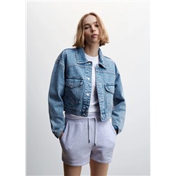 Cazadora vaquera bolsillos -  Mujer | MANGO OUTLET Melilla
