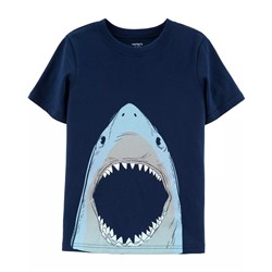 Carter's | Kid Shark Jersey Tee