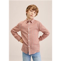 Camisa cuadro vichy -  Niño | MANGO OUTLET España
