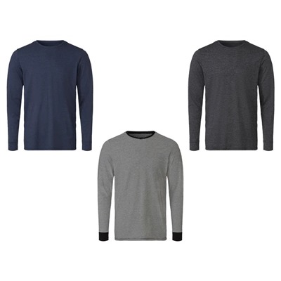 LIVERGY® Herren Thermo-Langarmshirt, mit Baumwolle