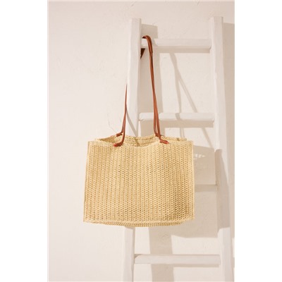 Bolso grande rafia