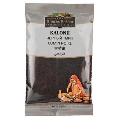 BHARAT BAZAAR Kalonji Калонджи Семена Черный Тмин 100г