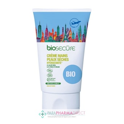 Bio Secûre Crème Mains Peaux Sèches - Hydratante - BIO - 50 ml