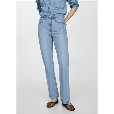 Jeans rectos tiro medio