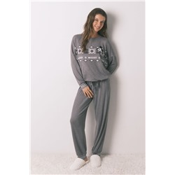 Pijama largo punto suave Mickey