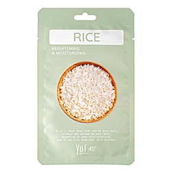 [YU.R] Маска для лица тканевая ЭКСТРАКТ РИСА Me Rice Sheet Mask, 1 шт