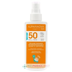 Alphanova Organic Sun - Kids - Solaire Enfants Ecoresponsable SPF50+ - BIO 125g