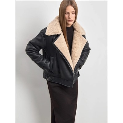 Дубленка из экомеха, N076/mouton