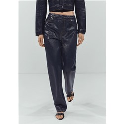 Jeans rectos foil