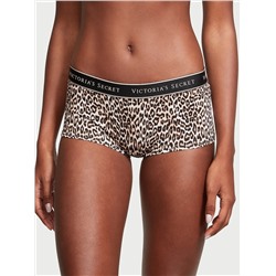 Logo Cotton Boyshort Panty