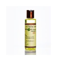 Массажное обезболивающее масло Плай (Zingiber cassumunar oil) из храма Ват По (Wat Po) 100 ml / WAT A PO BRAND PLAI OIL 100 ml
