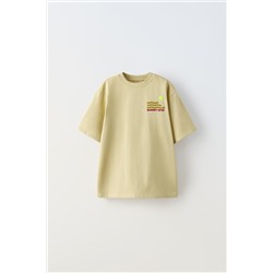 PRINTED EMBROIDERED T-SHIRT