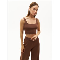 Кроп-топ из крученой вискозы и нейлона Twisted nylon