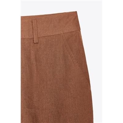 PANTALÓN RECTO CON LINO