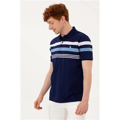 Erkek Lacivert Polo Yaka T-Shirt