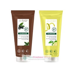 Klorane Cupuaçu Gel Douche Nutritif Fève de Tonka + Gel Douche Nutritif Zeste d'Agrumes 2x200mlLot  × 2