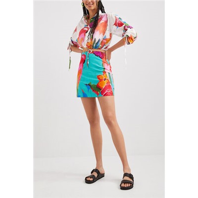 Minifalda tropical