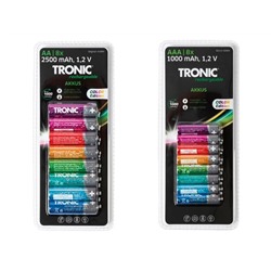 TRONIC NiMH-Akkus »Ready 2 Use Color«, 8 Stück