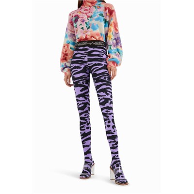Legging slim animal print
