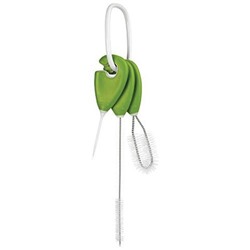 OXO Tot Straw and Sippy Cup Top Cleaning Set, Green