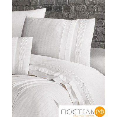 Постельное белье (Сатин де люкс) евро (New Trend White)
