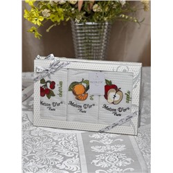 Набор кухонных вафельных полотенец Maison D'or Fruit