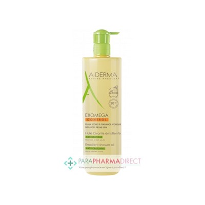 A-Derma Exomega Control Huile Lavante Emolliente Anti-Grattage 750ml
