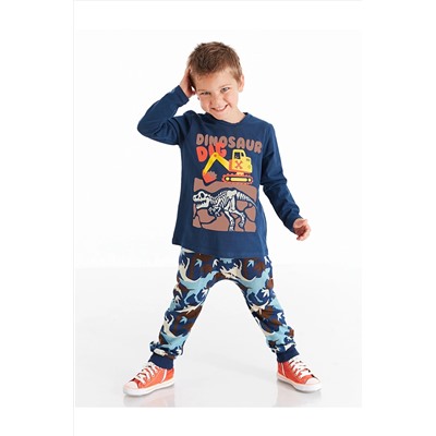 Denokids Dozer Dino Erkek Çocuk Pantolon Takım CFF-20S1-011