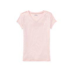 GIRLS 7-16 Cotton-Blend V-Neck T-Shirt