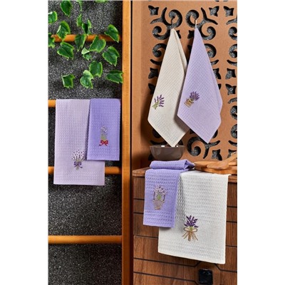 Casnack, 6'lı Mutfak Havlusu Lavanta Seti 40x60