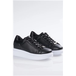 Tonny Black Unisex Siyah Beyaz Spor Ayakkabı V2alx V2ALX-0
