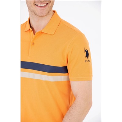 Erkek Turuncu Polo Yaka Tişört