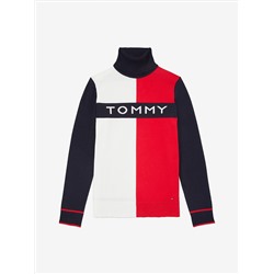ESSENTIAL COLORBLOCK LOGO SWEATER