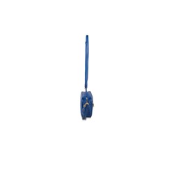 Bandolera de piel Gaby Azul