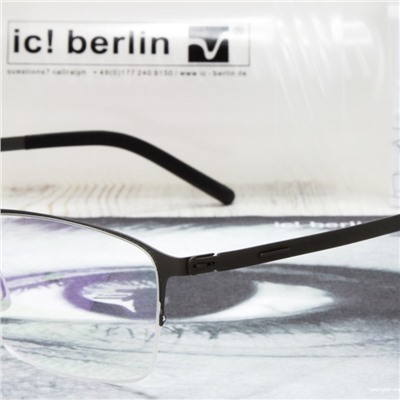 IB00027 - Оправа ic!Berlin M553 gun metal + футляр