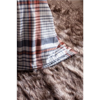 Boussy King Size %100 Pamuk Flanel Nevresim Takımı - Lacivert