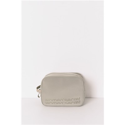Neceser grande rubber kaki