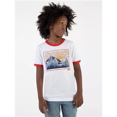 BIG BOYS S-XL GRAPHIC RINGER TEE SHIRT
